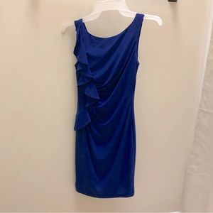 Sleeveless Royal Blue Dress